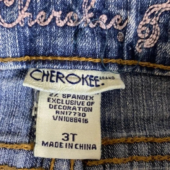 RUGGED BEAR CHEROKEE GUC GIRLS BOUTIQUE PANTS BOTTOMS DENIM JEANS PURPLE SIZE 3 - Picture 11 of 13